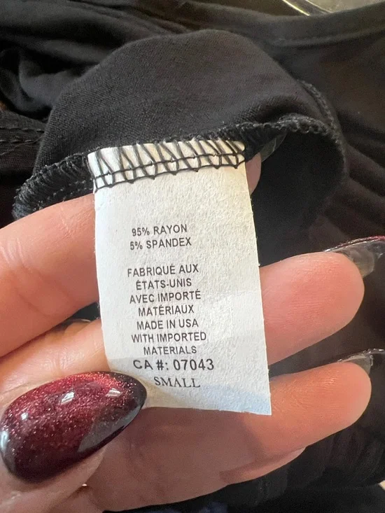 Flutter Sleeve Tiered Midi Dress - Black - Picture 5 of 5